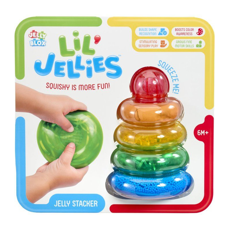 Lil' Jellies Jelly Stacker - blocs sensoriels - GOLIATH - 4 pieces - d