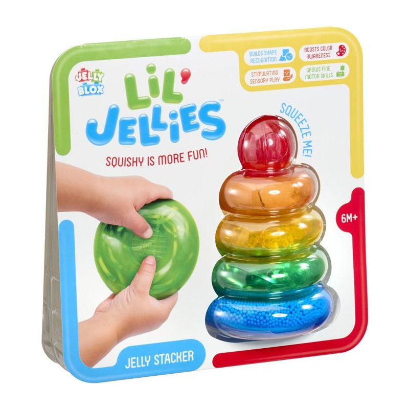 Lil' Jellies Jelly Stacker - blocs sensoriels - GOLIATH - 4 pieces - d