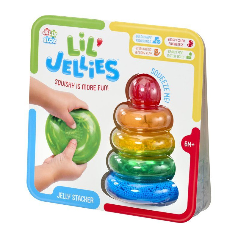 Lil' Jellies Jelly Stacker - blocs sensoriels - GOLIATH - 4 pieces - d
