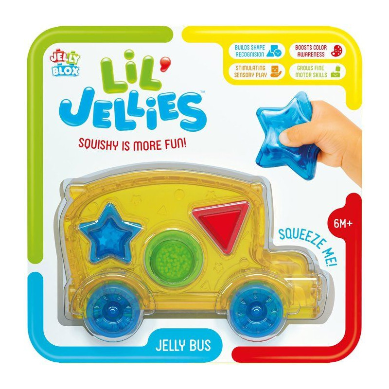 Lil' Jellies Jelly Bus - blocs sensoriels - GOLIATH - véhicule souple