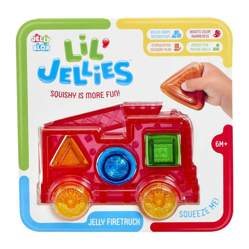 Lil' Jellies Jelly Fire Truck - blocs sensoriels - GOLIATH - camion so