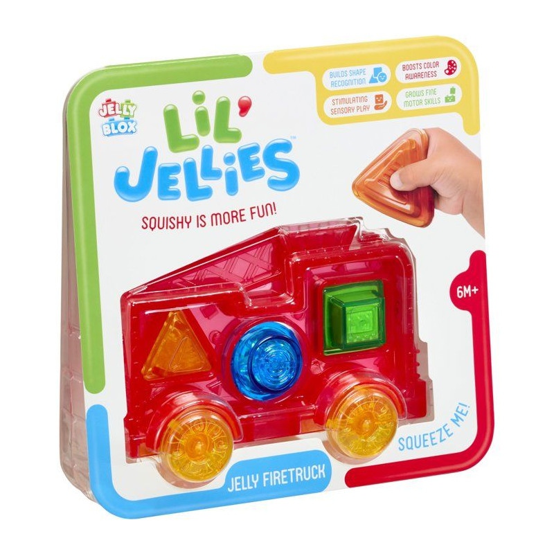 Lil' Jellies Jelly Fire Truck - blocs sensoriels - GOLIATH - camion so