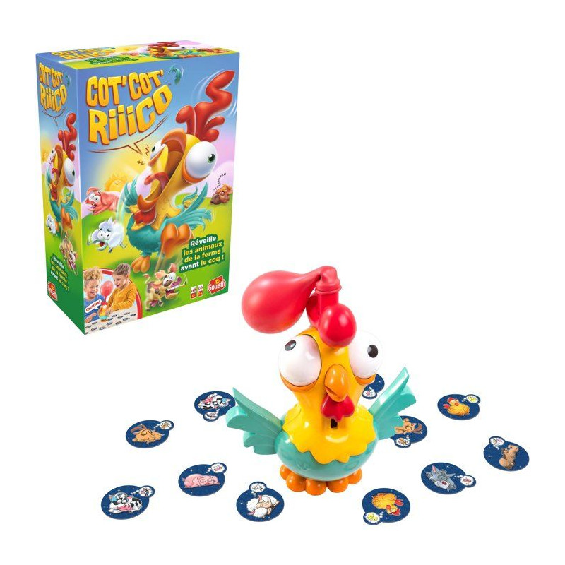 Cot Cot Riiico - jeu d'ambiance - GOLIATH - rapidité et suspense