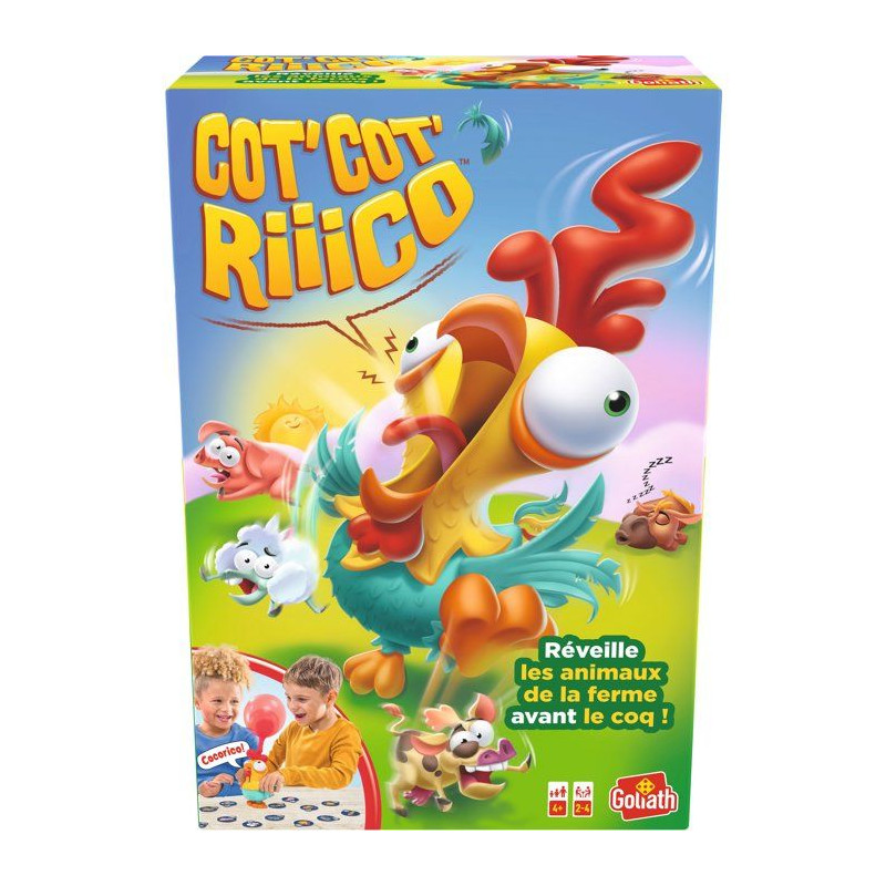 Cot Cot Riiico - jeu d'ambiance - GOLIATH - rapidité et suspense