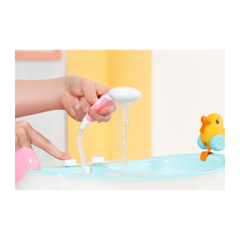 Baby Born - Baignoire pour poupée - Bain moussant musicale - Sons de