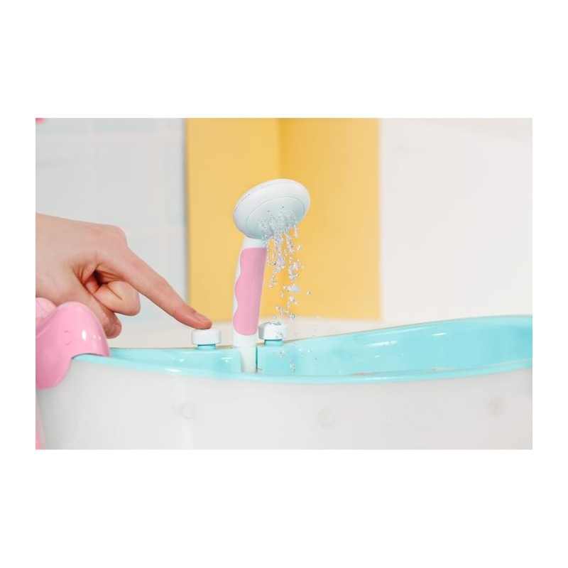 Baby Born - Baignoire pour poupée - Bain moussant musicale - Sons de