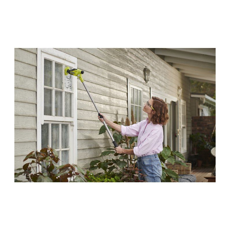 RYOBI Brosse de nettoyage télescopique 4V USB Lithium - sans batterie