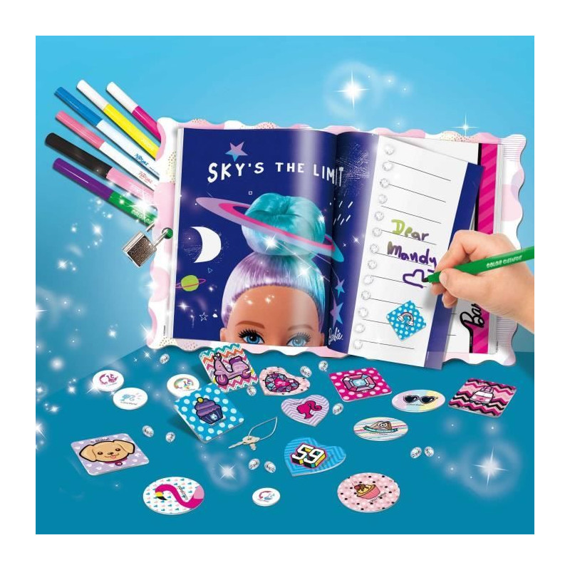 Journal Intime - LISCIANIGIOCHI - BARBIE - Pages décorées, cadenas