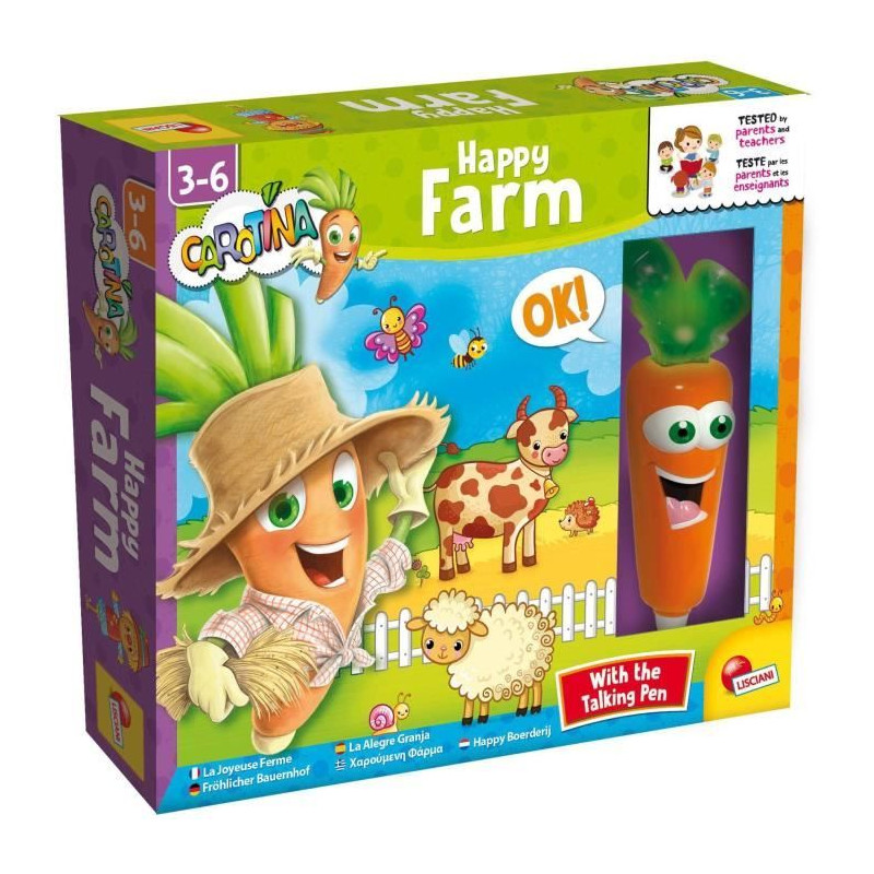 Ferme - Stylo parlant - CAROTINA - Découverte des animaux, Stylo inte