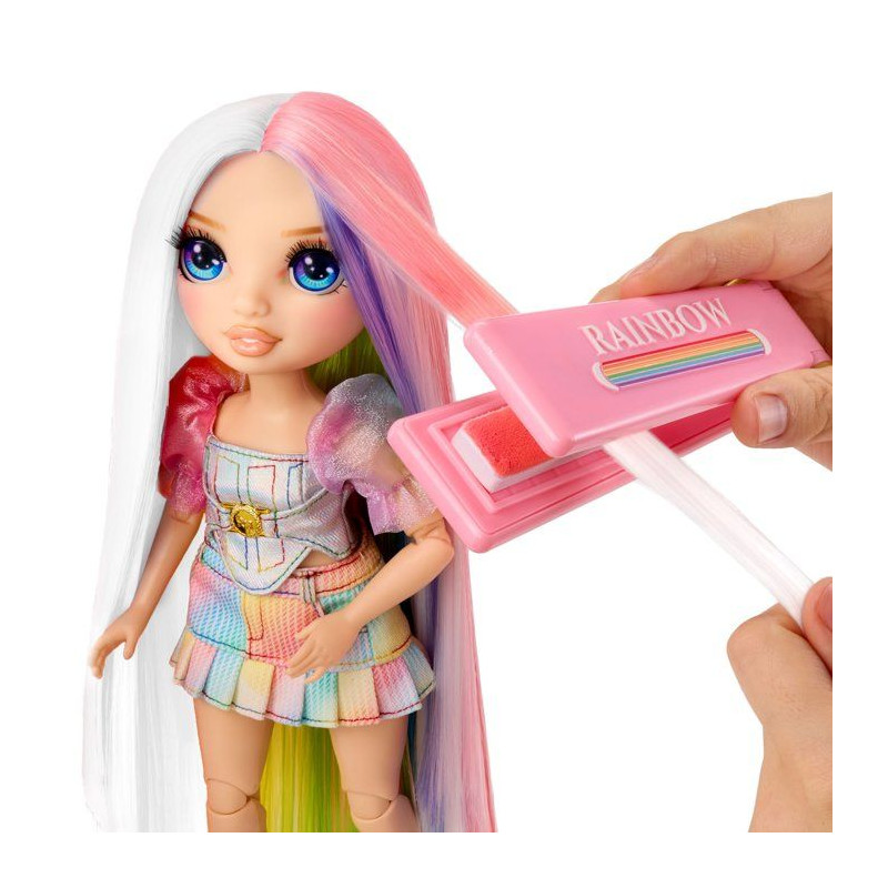 Rainbow High - Hair Studio - Amaya - Poupée de 27 cm - Accessoires In
