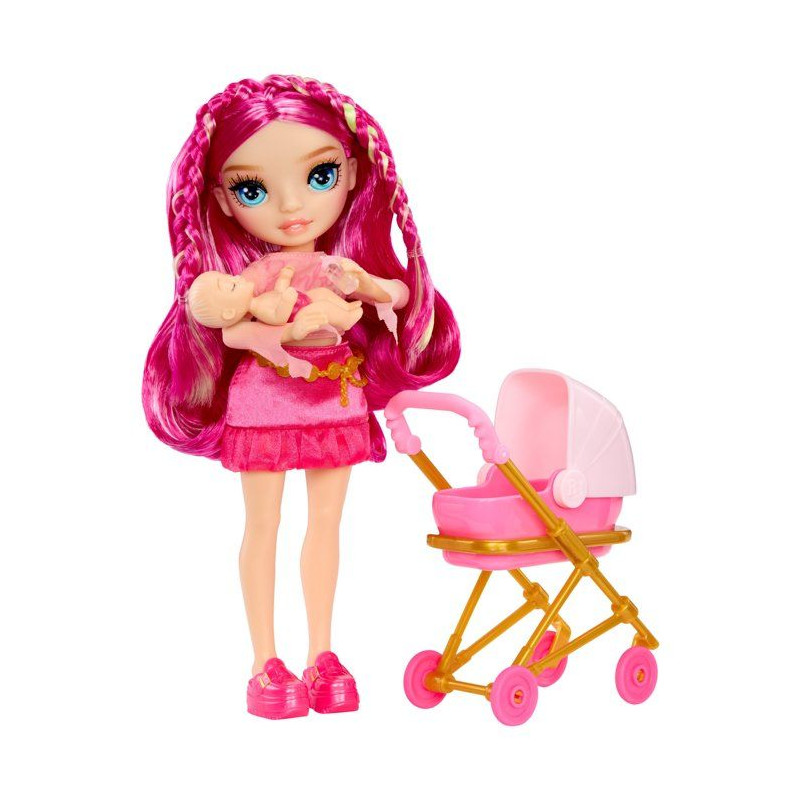 Junior High Babysitters – Stella - Poupée 23 cm - Bébé, Poussette