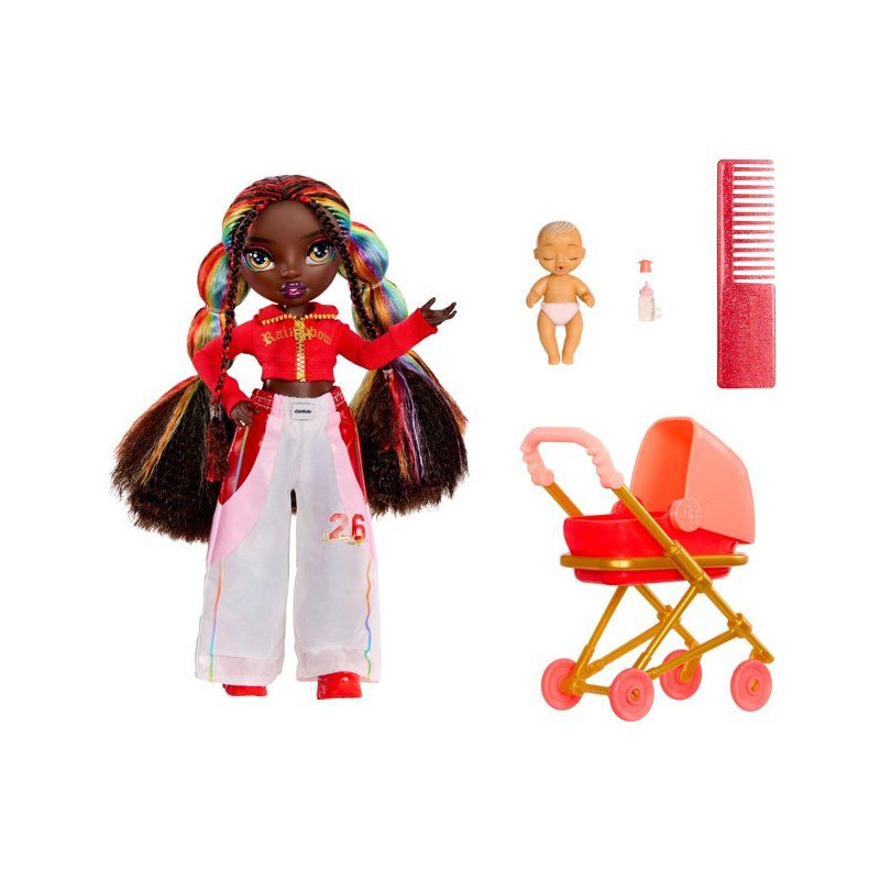 Junior High Babysitters – Iris Bow - Poupée 23 cm - Bébé, Pousset