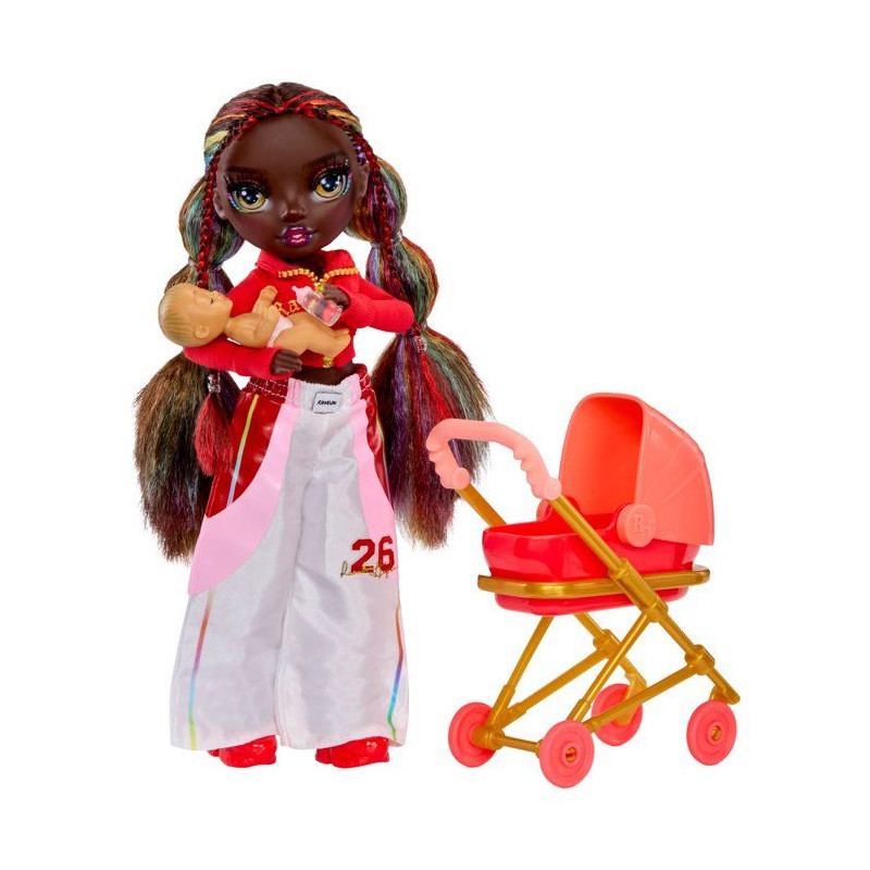 Junior High Babysitters – Iris Bow - Poupée 23 cm - Bébé, Pousset