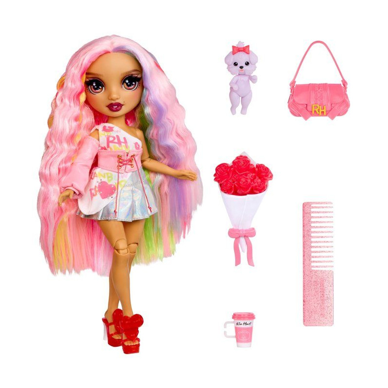 Rainbow High - Pretty in Paris - Kia - Poupée Mannequin - 27 cm - Acc