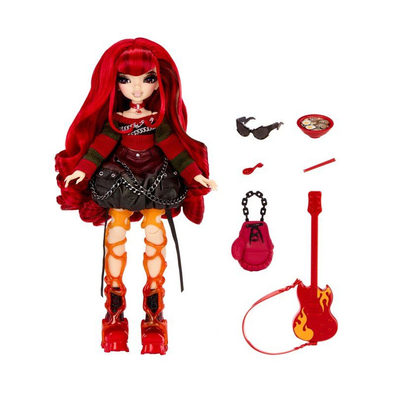 MirrorMi - Fashion Doll - Blaze Maxx - Poupée de 27 cm - Accessoires