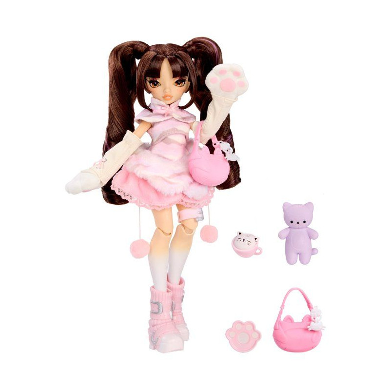 MirrorMi - Fashion Doll - Akiko Kittyama - Poupée de 27 cm - Accessoi