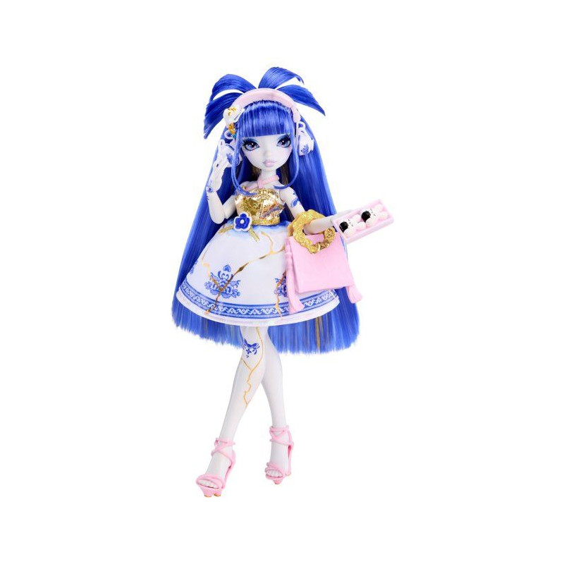 MirrorMi - Fashion Doll - Suki Goldpetal - Poupée de 27 cm - Accessoi