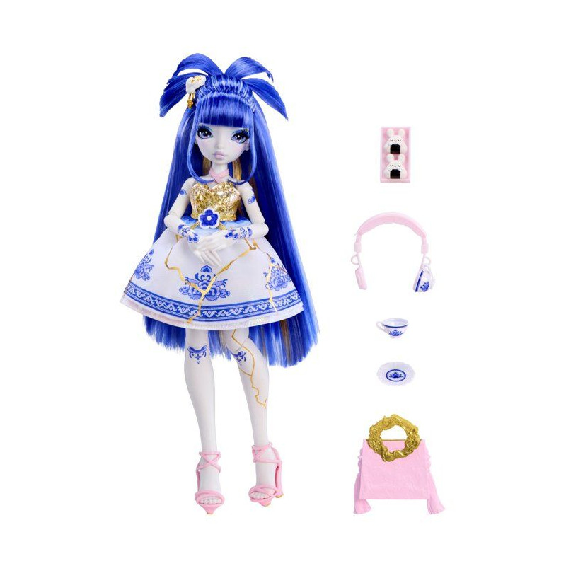 MirrorMi - Fashion Doll - Suki Goldpetal - Poupée de 27 cm - Accessoi