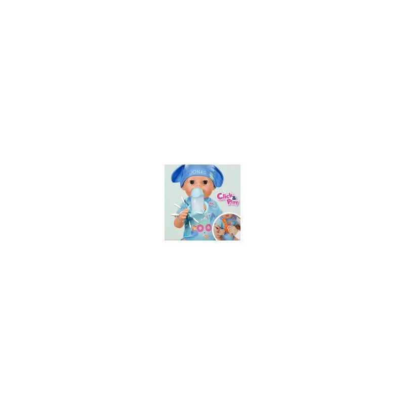 Poupon Jonas - BABY BORN - 43 cm - Click & Play - 10 Fonctions + 8 acc