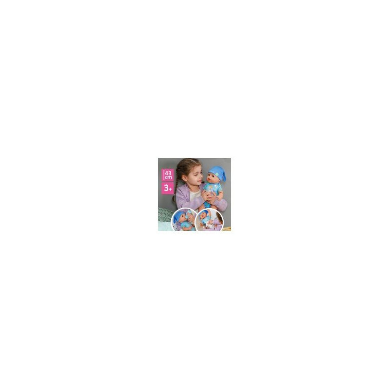 Poupon Jonas - BABY BORN - 43 cm - Click & Play - 10 Fonctions + 8 acc