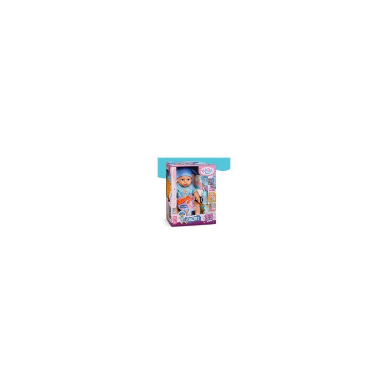 Poupon Jonas - BABY BORN - 43 cm - Click & Play - 10 Fonctions + 8 acc