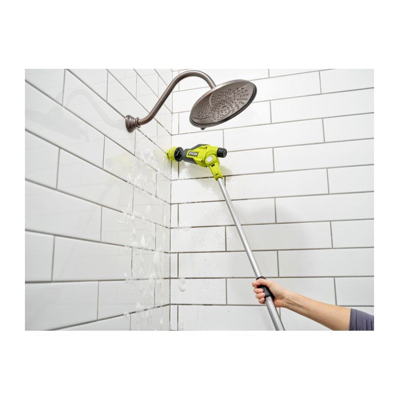 RYOBI Brosse de nettoyage télescopique 4V USB Lithium - batterie 2Ah