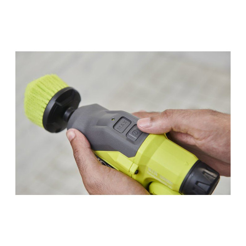 RYOBI Brosse de nettoyage télescopique 4V USB Lithium - batterie 2Ah
