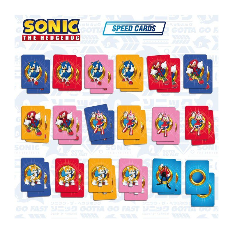 Sonic Jeu de Cartes de Vitesse - Jeu de cartes - LISCIANI - Rapidité
