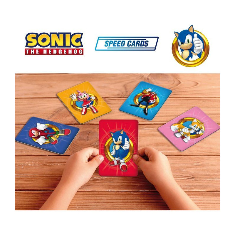Sonic Jeu de Cartes de Vitesse - Jeu de cartes - LISCIANI - Rapidité