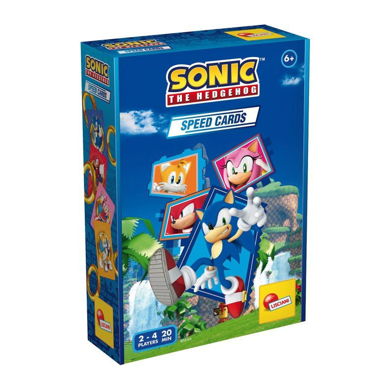 Sonic Jeu de Cartes de Vitesse - Jeu de cartes - LISCIANI - Rapidité