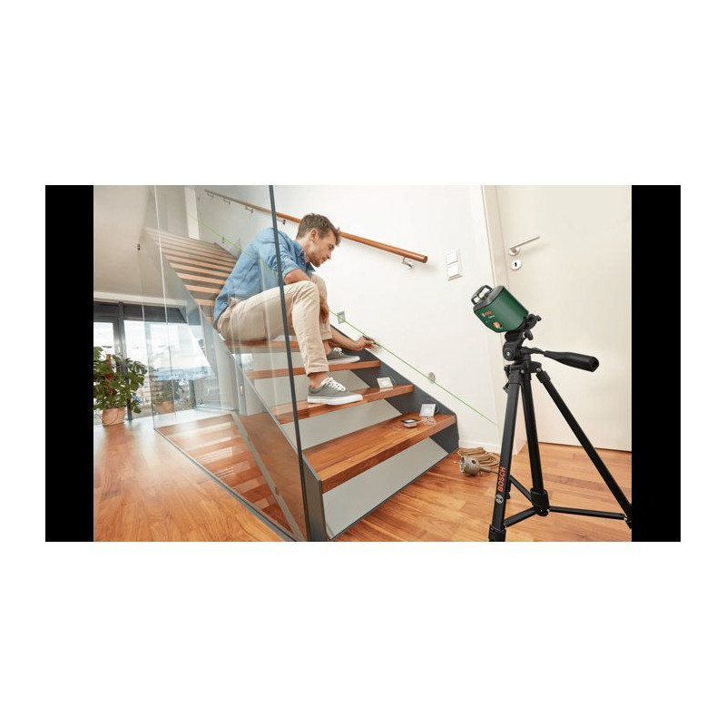 Laser lignes BOSCH - PLL 360-15G - Avec un trépied TT 120, un manuel
