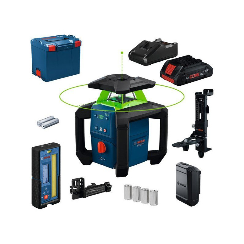 Laser rotatif BOSCH PROFESSIONAL - GRL18V-4-34CVG - Cellule de récept