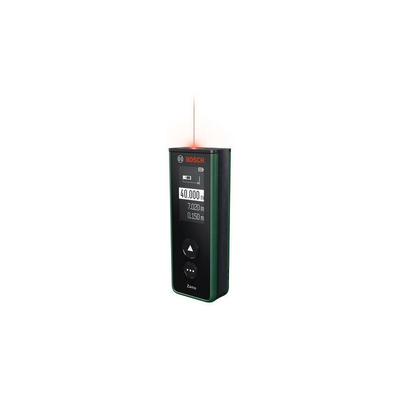 Télémètre laser BOSCH - Zamo - 40m - Avec 3 adaptateurs + guide de