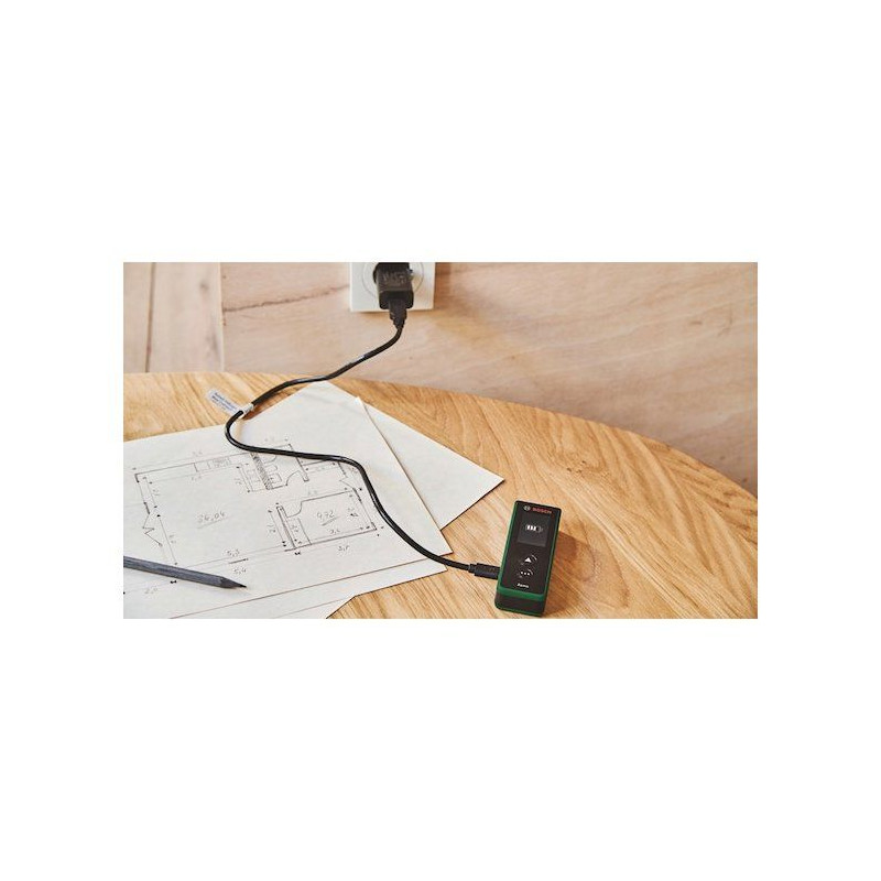 Télémètre laser BOSCH - Zamo - 40m - Avec 3 adaptateurs + guide de