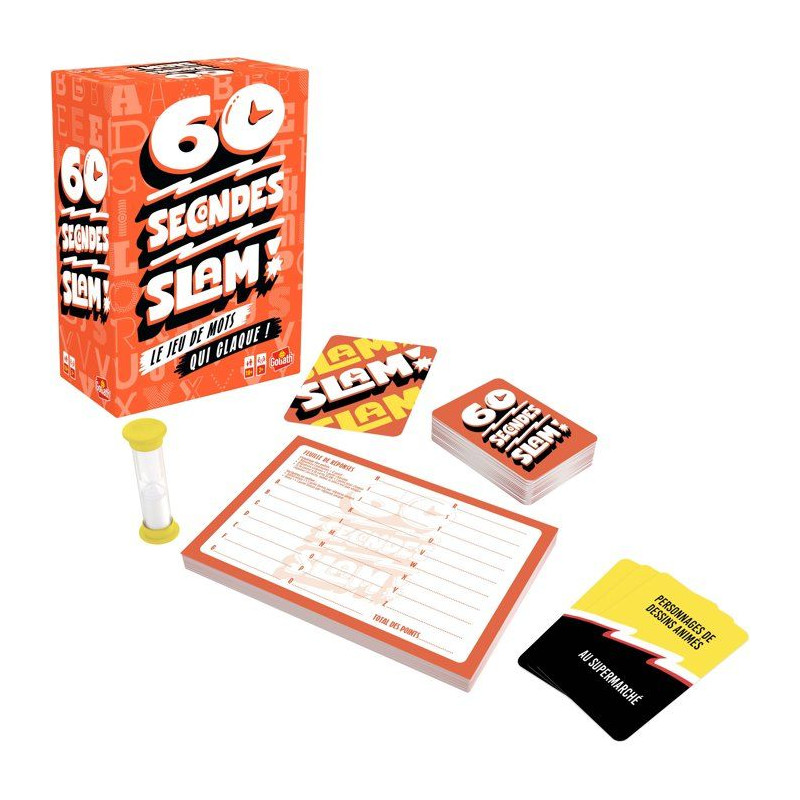 60 seconds slam - Jeu de société - GOLIATH - 2 joueurs minimum - Dè