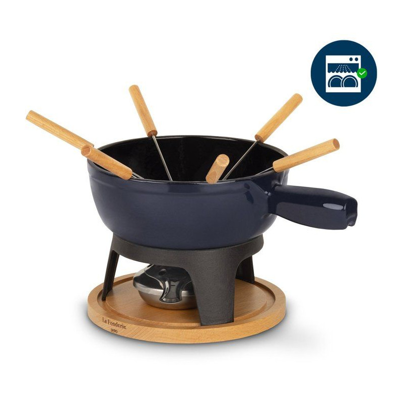 Fondue en fonte émaillée - LA FONDERIE 1890 - MONT JOUX - 1,8 L - 6