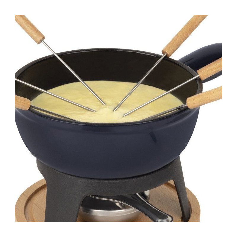Fondue en fonte émaillée - LA FONDERIE 1890 - MONT JOUX - 1,8 L - 6
