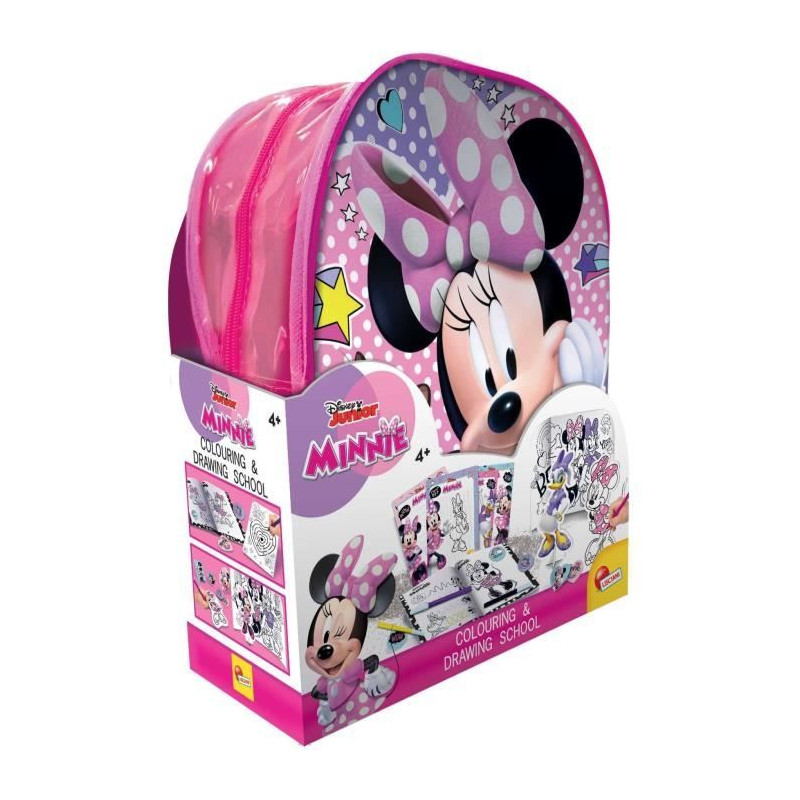 Sac à dos école de dessin et de coloriage - LISCIANIGIOCHI - MINNIE