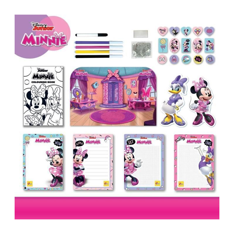 Sac à dos école de dessin et de coloriage - LISCIANIGIOCHI - MINNIE