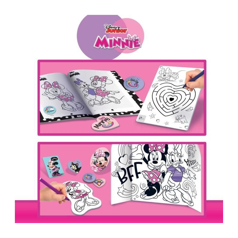 Sac à dos école de dessin et de coloriage - LISCIANIGIOCHI - MINNIE