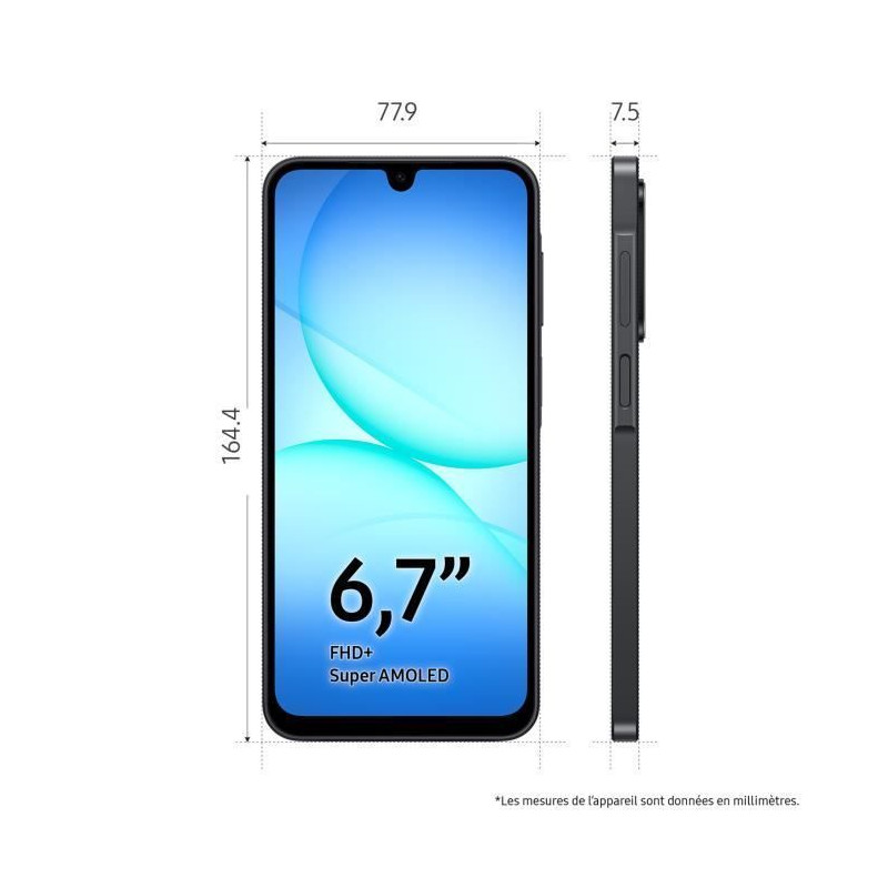 SAMSUNG A17 5G Noir 128 Go