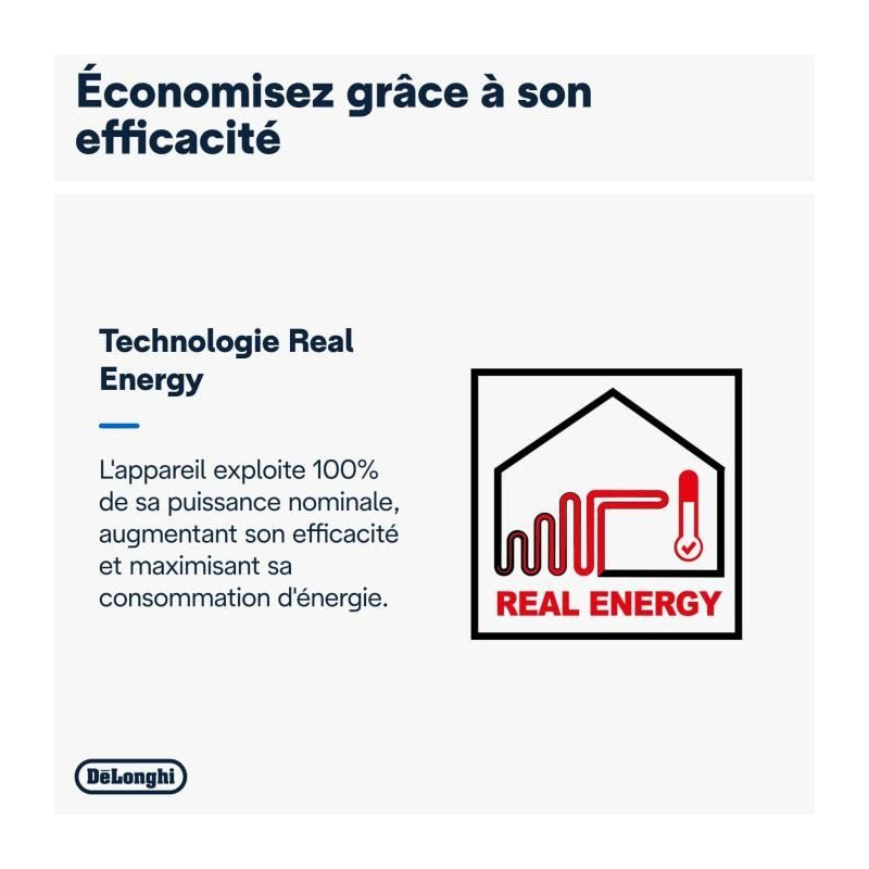 DELONGHI TRRS0920 2000 watts Radiateur bain d’huile - 3 niveaux de p