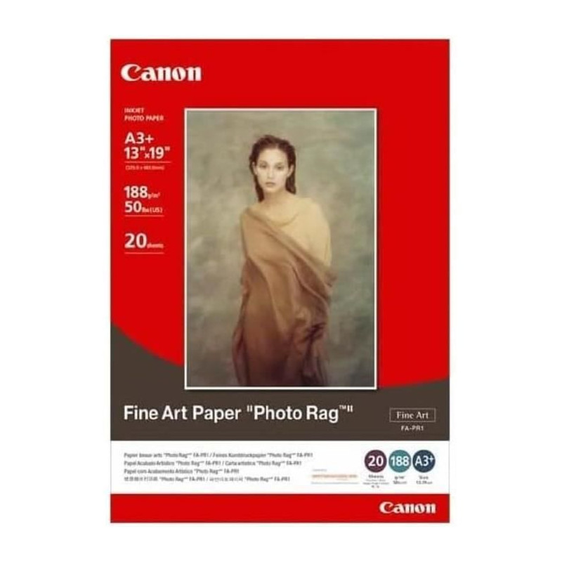 Papier photo CANON PP-201 260g/m2 - Format A3 - 20 feuilles