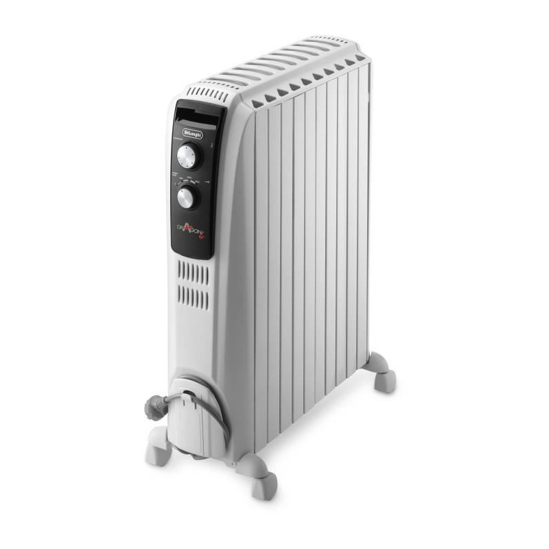 Radiateur bain d'huille Dragon4 DELONGHI - 2500W - 3 allures de chauff