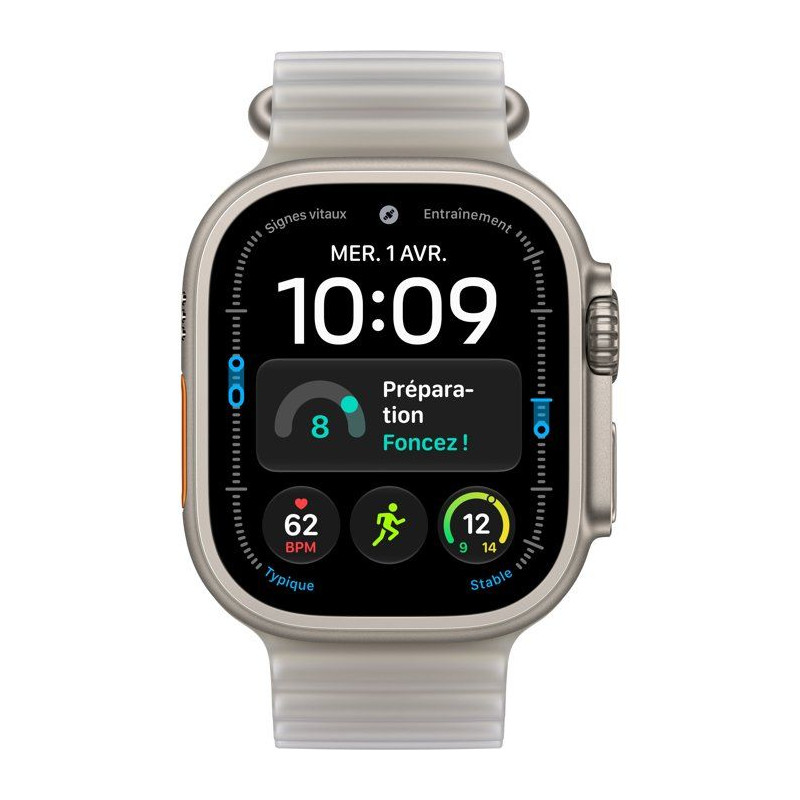 APPLE Watch Ultra 4 GPS + Cellular - 49mm - Boîtier Natural Titanium