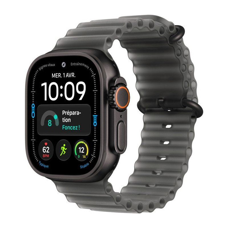 APPLE Watch Ultra 4 GPS + Cellular - 49mm - Boîtier Black Titanium -