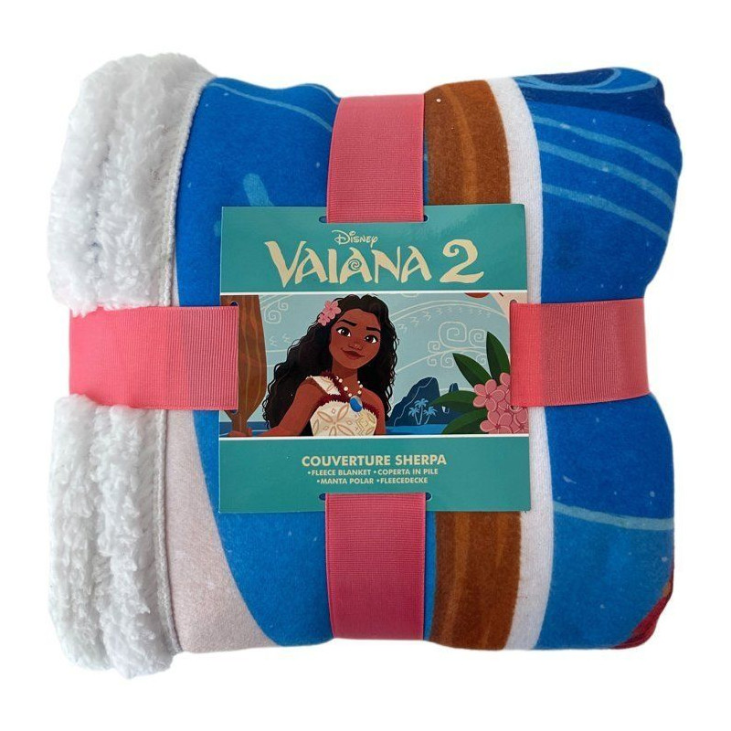 Plaid Sherpa - DISNEY VAIANA - 100 x 150 cm
