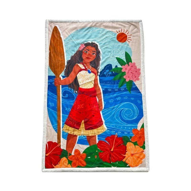 Plaid Sherpa - DISNEY VAIANA - 100 x 150 cm