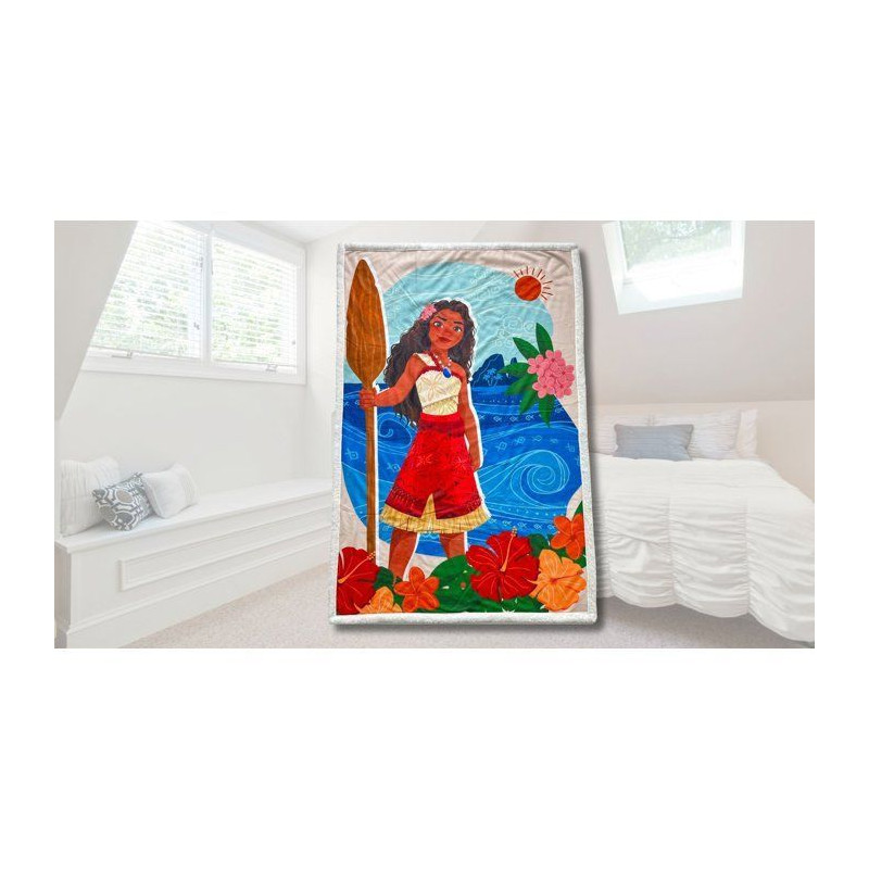 Plaid Sherpa - DISNEY VAIANA - 100 x 150 cm