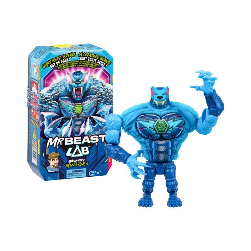 Figurine géante - MRBEAST LAB - Mega Mutator Panthar - 23 cm - Effet